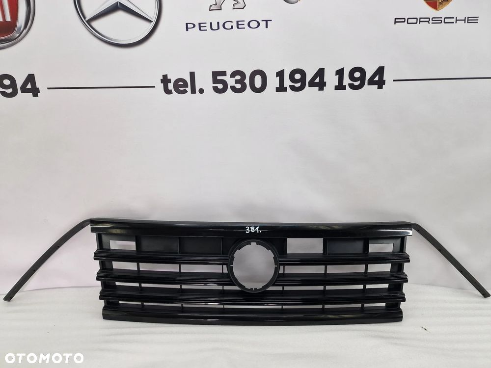 VW TOUAREG R EHYBRID 760 18- ATRAPA / GRILL PRZEDNI PRZÓD + USZCZELKA GÓRNA , NR 760853653B / 760853651K/J , NR AUKCJI GR381 - 1