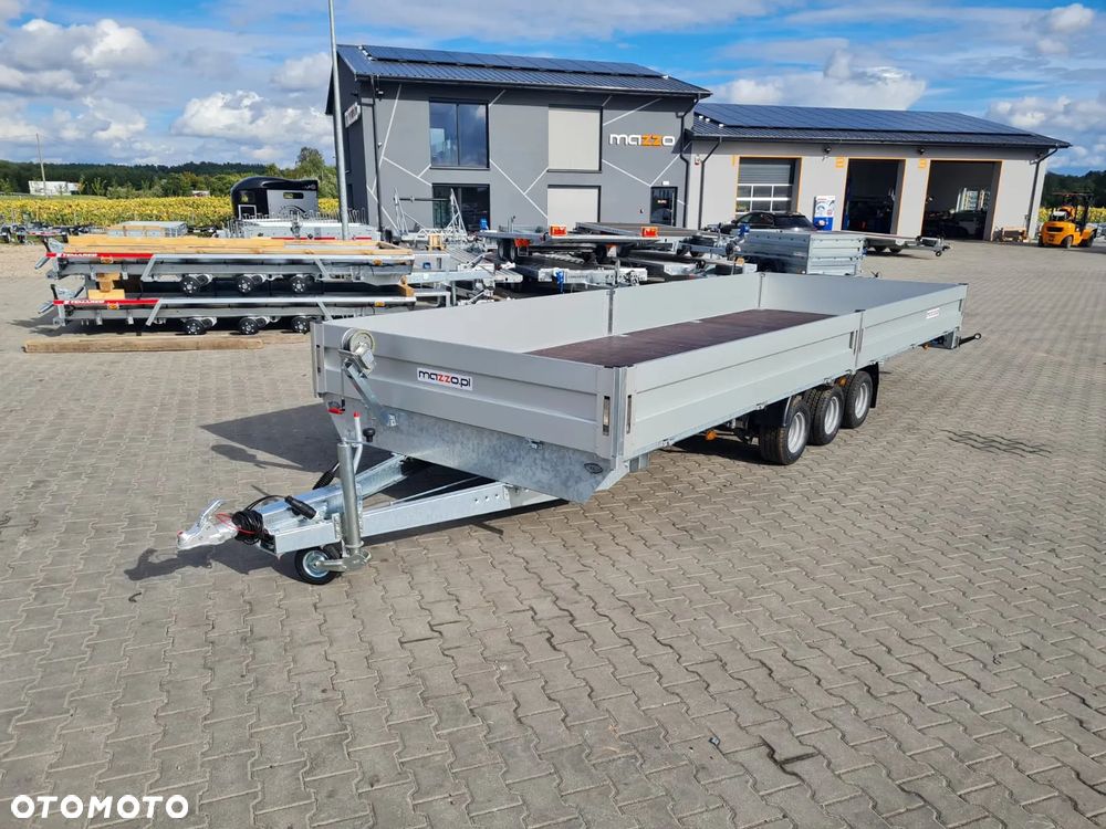 Niewiadów Dostawa Przyczepo-laweta 600x210 cm DMC3500kg BURTY ALUMINIOWE, KOŁO ZAPASOWE, AMORTYZATORY OSI - 12
