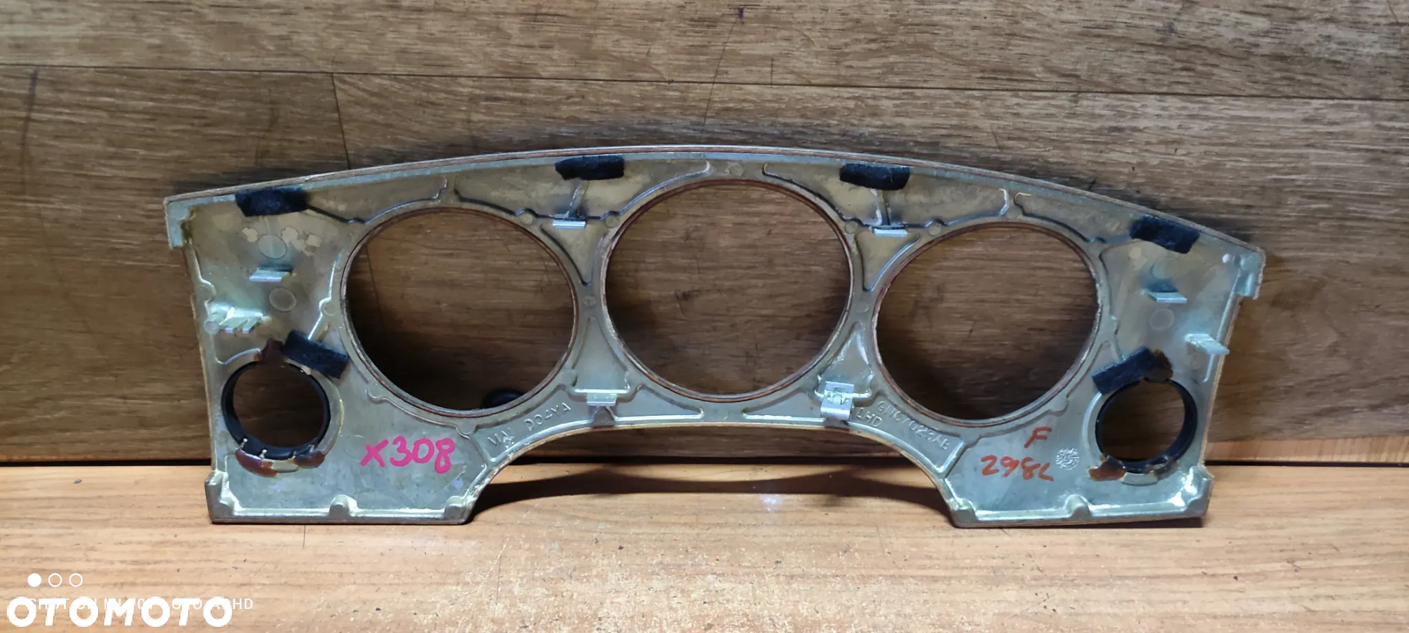 Dekor listwa drewno licznika Jaguar XJ X308 - 6