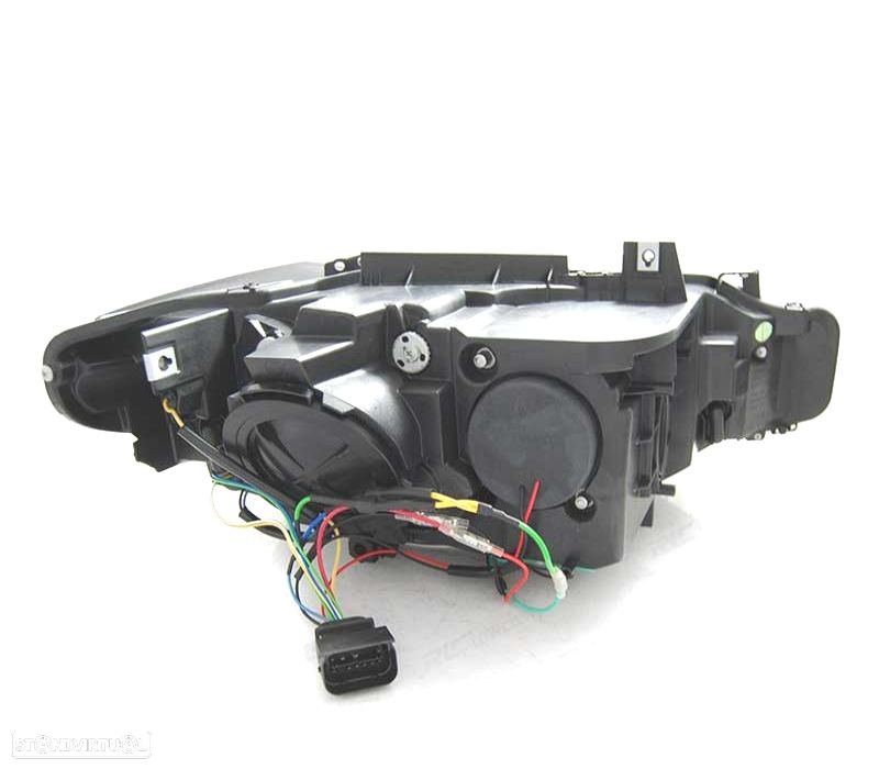 FARÓIS BMW F30 F31 LCI 15-18 LUZ DIURNA LED DRL PRETO - 2