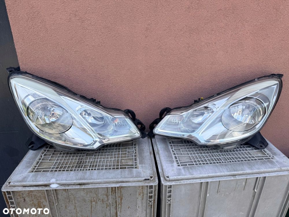 Lampa przednia CITROEN C3 II KOMPLET EUROPA VISTEON ŁADNE Z 1. AUTA - 1