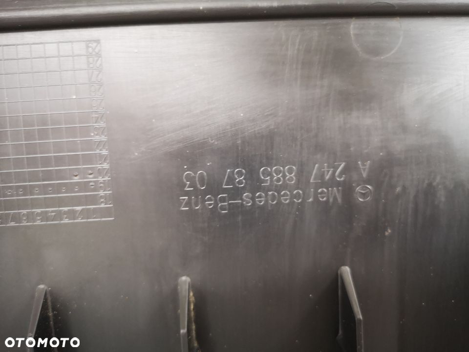 MERCEDES GLA W247 19- OSŁONA / PŁYTA POD ZDERZAK PRZEDNIA NR A2478858703 NR AUKCJI OSŁ111 - 12