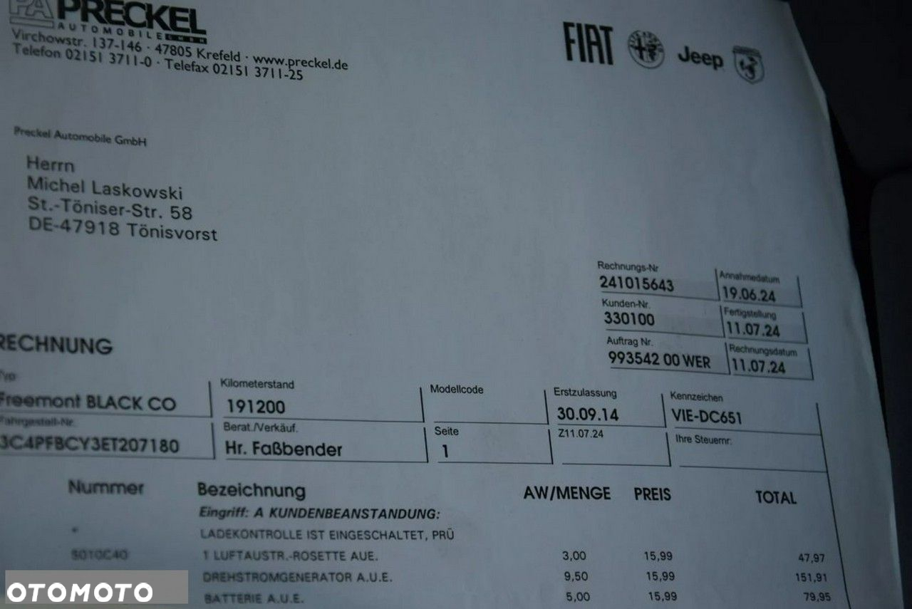 Fiat Freemont 2.0 Multijet 16V DPF Automatik Allrad Black Code - 38