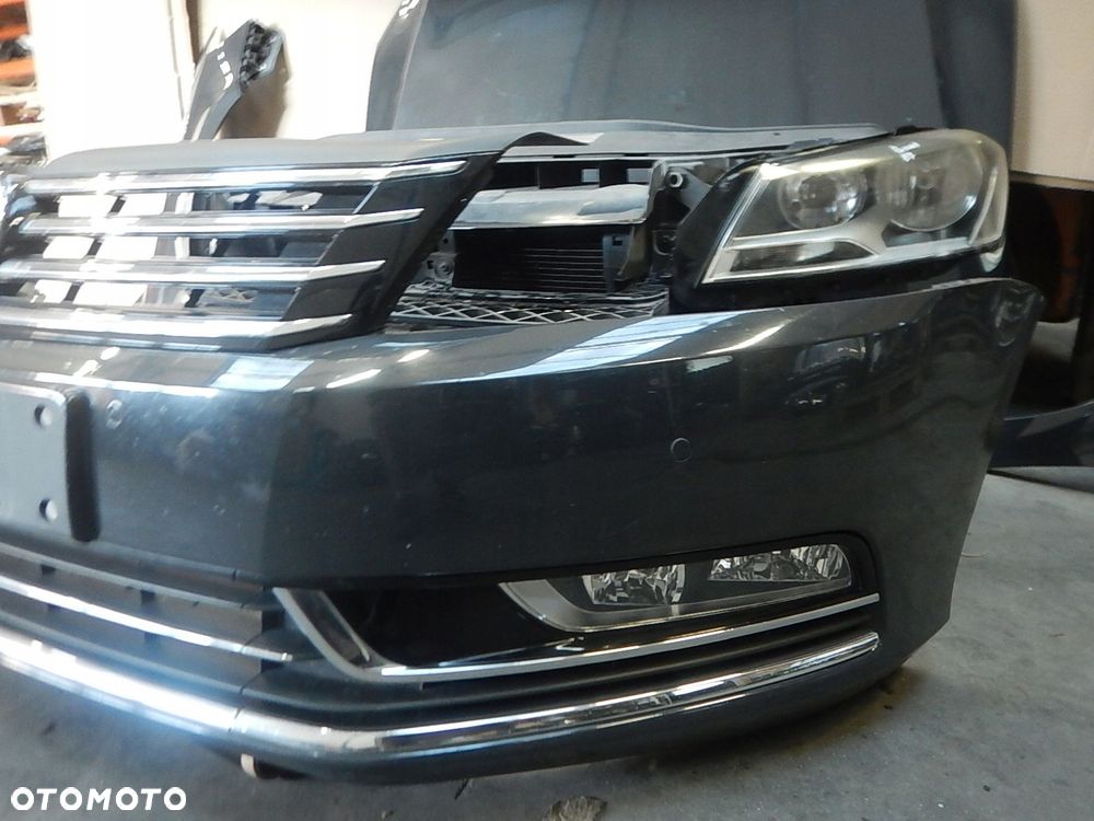 kompletny przod passat b7 li7f maska zderzak błotniki lampy pas europa - 8