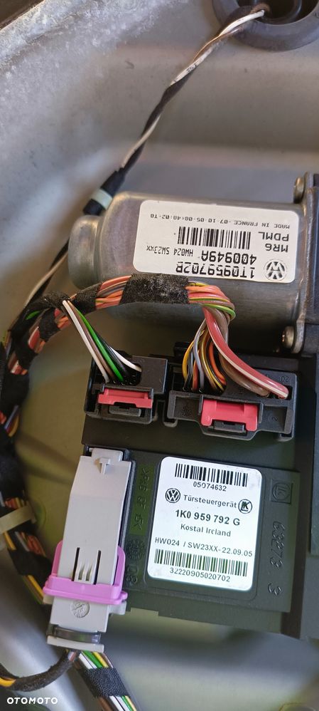 MECHANIZM SZYBY SILNICZEK PODNOSNIK SZYBY PRAWY PRZOD LEWY PRZOD SKODA OCTAVIA II - 4