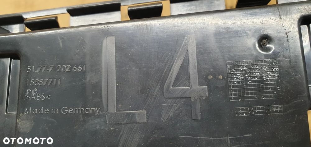 Ślizg mocowanie listwy progowej lewy BMW E90 E91 7202661 - 5