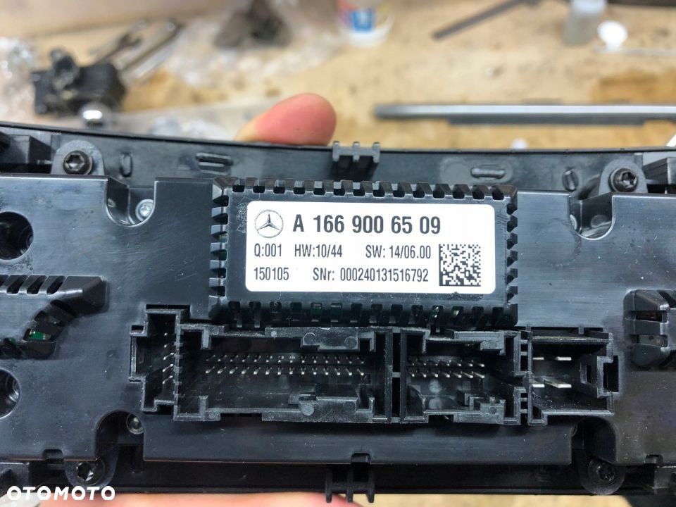 panel radia klimatyzacji klimy mercedes w166 - 2