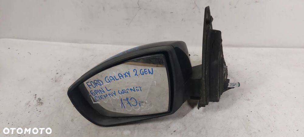.  LUSTERKO ELEKTRYCZNE FORD GALAXY 2.GEN LEWE 6PIN CIEMNY GRANAT - 1