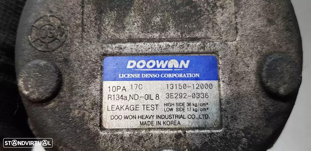COMPRESSOR AR CONDICIONADO KIA CARNIVAL II 2003 -1315012000 - 1