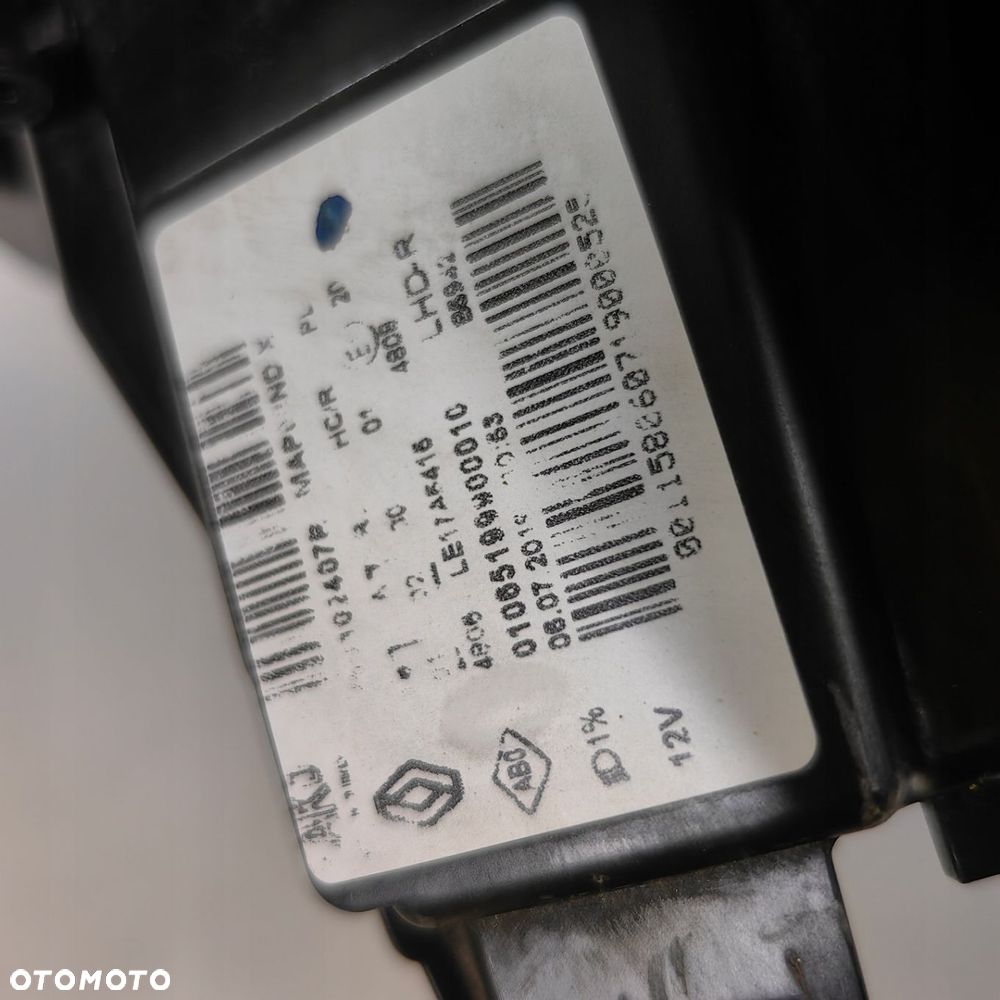 LAMPA PRAWA PRZÓD PRZEDNIA RENAULT CLIO V PURE VISION 260102407R FULL LED - 10