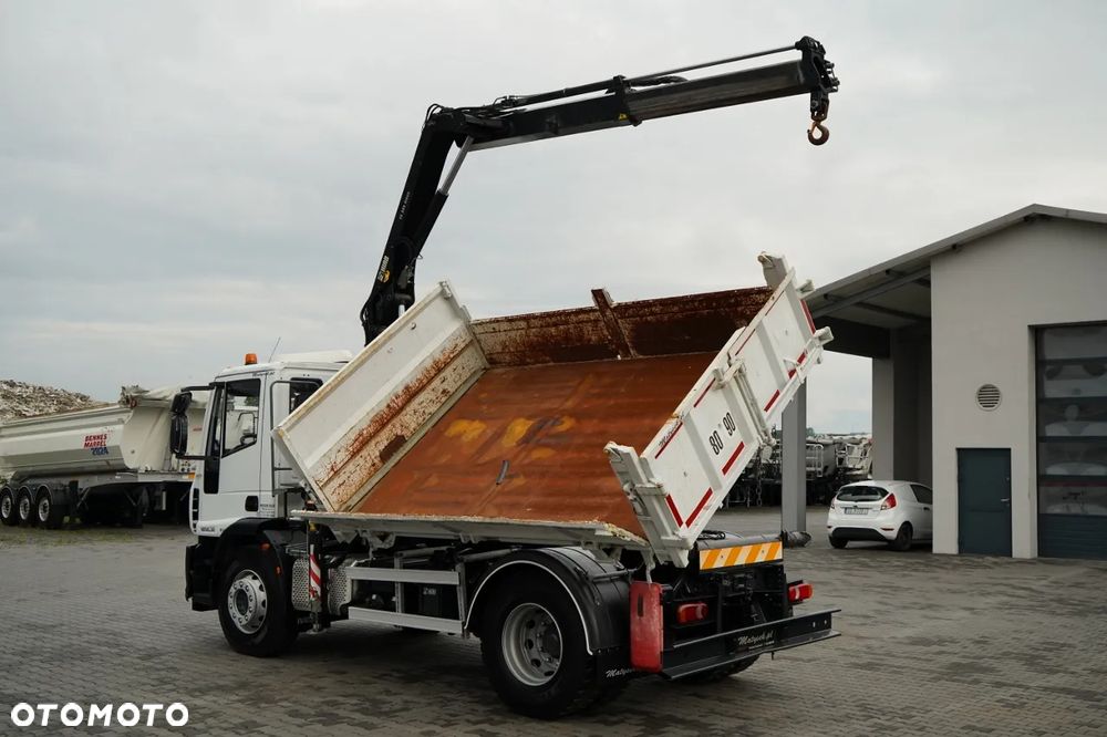 Iveco EUROCARGO 190EL32  / Wywrotka + HDS / HYDROBURTA / BORDMATIC / 3 STRONNY KIPPER - 3.5 M / EURO 6 - 5