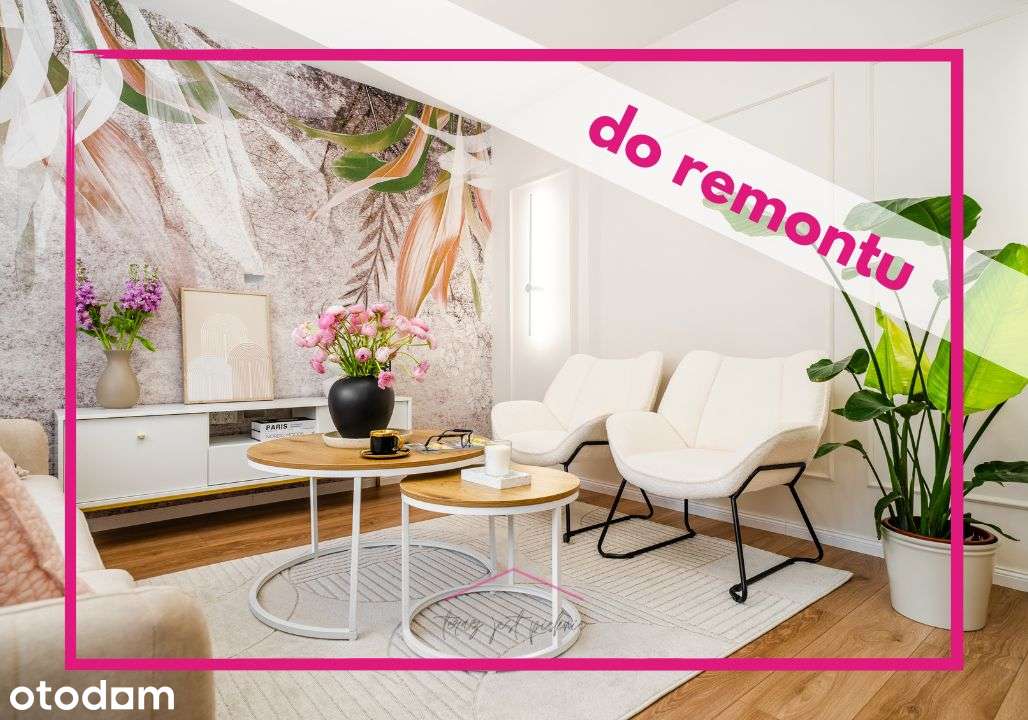4 pokoje ✰ 2 BALKONY ✰ do remontu ✰ Z OPCJĄ WYKOŃCZENIA