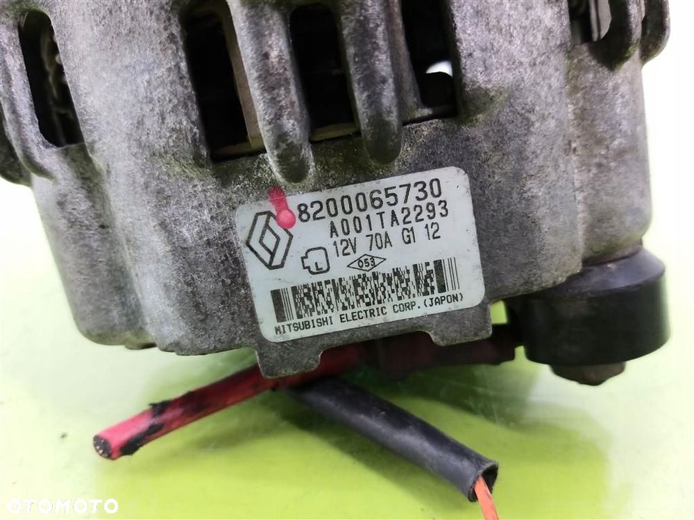 Alternator Renault Twingo I 1993-2007 1,1 8V BENZYNA 8200065730 A001TA2293 - 5
