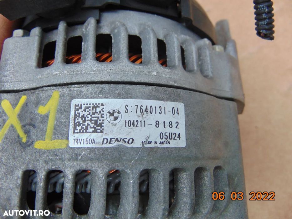 Alternator BMW x1 f20 f30 f23 f31 f32 f33 f45 f25 f80 2.0 f21 f22 f23 - 3