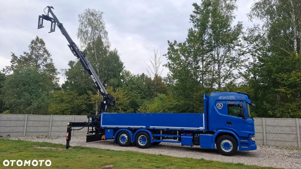 Scania ''S''  G 450* 6x2*+DŻWIG KRAN HDS ATLAS 206.3VE  WYSÓW 11,2m * Sterowanie Radiowe* ROTATOR* CHWYTAK do PALET* Skrzynia 6.8m* 298000km - JAK NOWA* z NIEMIEC - 20