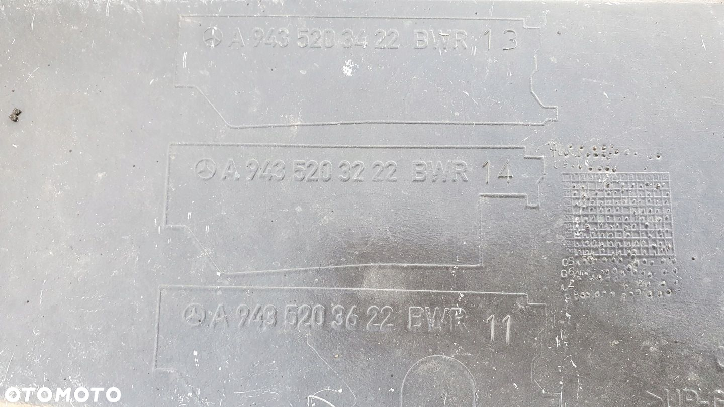 Ekologia Wygłuszenie osłona Silnika Mercedes Actros Mp 3 A9435203222 - 5