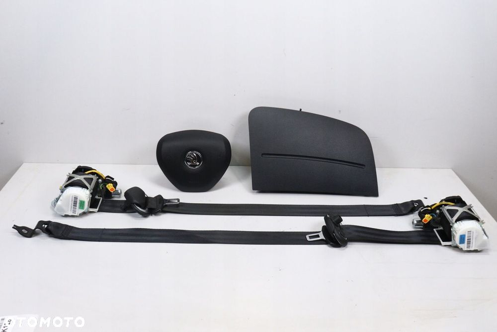 Poduszki AIRBAG Pasy Skoda Fabia II Roomster LIFT ORYGINAŁ 13-15 DEMONTAŻ - 1