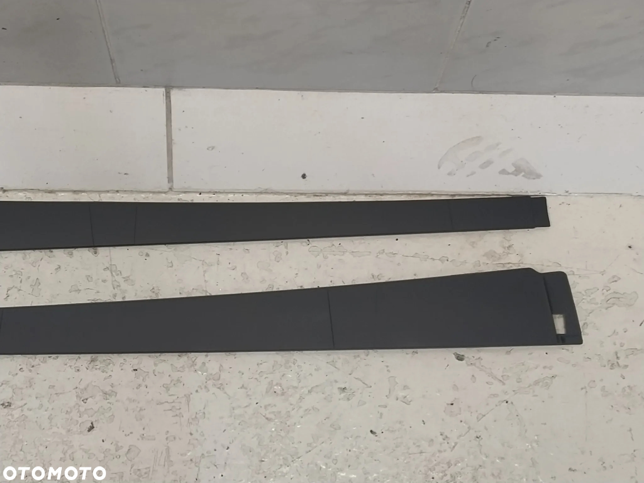 FIAT 500 CABRIO LISTWY PRZEJŚCIE DACHOWE DEKOR LISTWA DACHU LEWA PRAWA KOMPLET NOWA ORYGINAŁ - 4