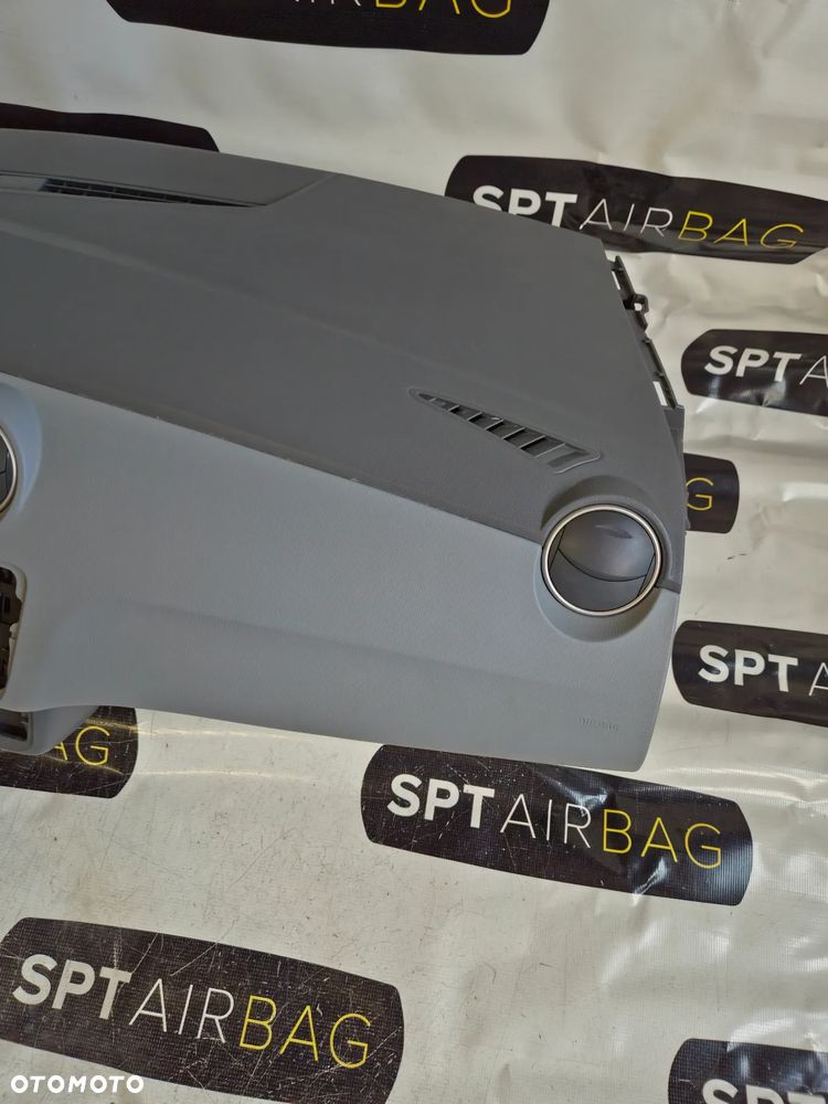 SEAT IBIZA 6J AX2 DESKA ROZDZIELCZA KONSOLA KOKPIT PULPIT PODUSZKI AIRBAG AIR BAG PASY KIT SET - 4