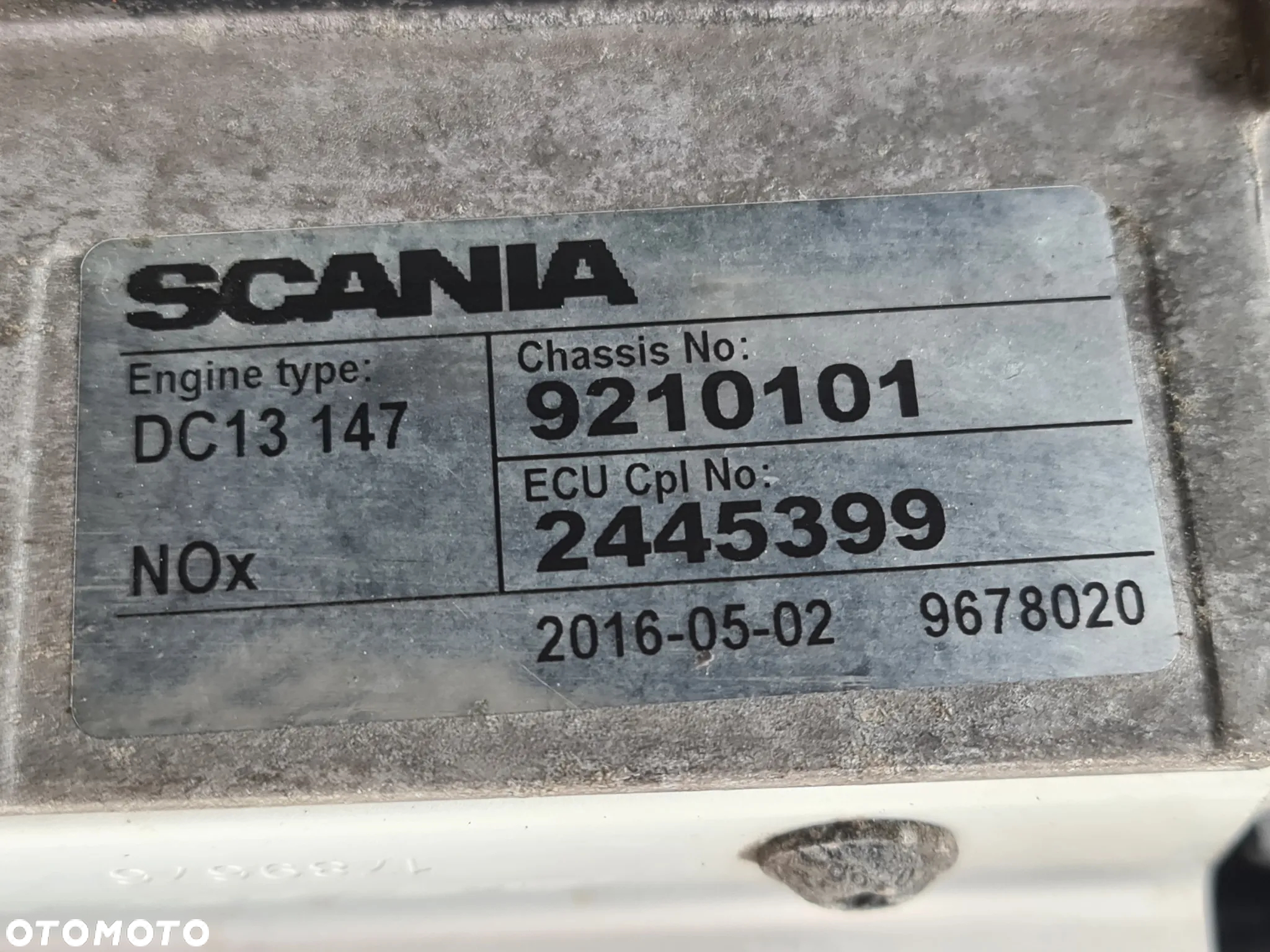 SILNIK KOMPLETNY SCANIA DC13 147 L01 450KM 2016 EURO 6 - 7