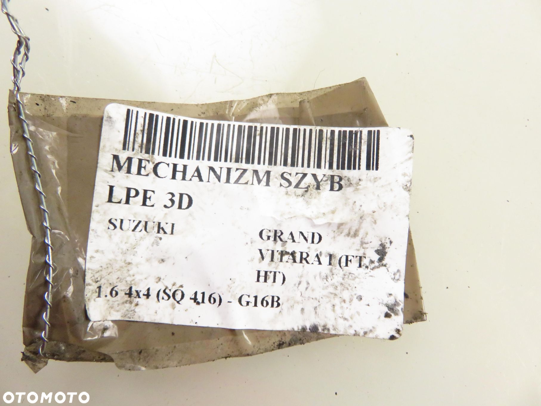 PODNOŚNIK SZYBY LEWY PRZEDNI 3D SUZUKI GRAND VITARA I (FT, HT) 8346065D00 - 2