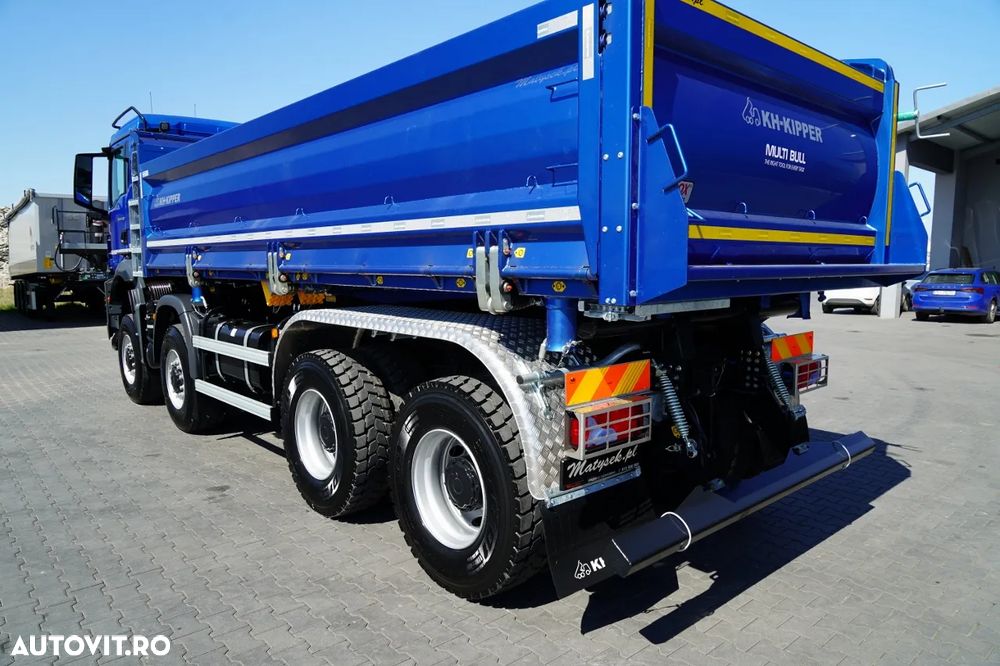 MAN TGS 41.480 / 8x6 / BASCULANĂ SPATE / MANUAL / NOU NOU / KH-KIPPER / - 26