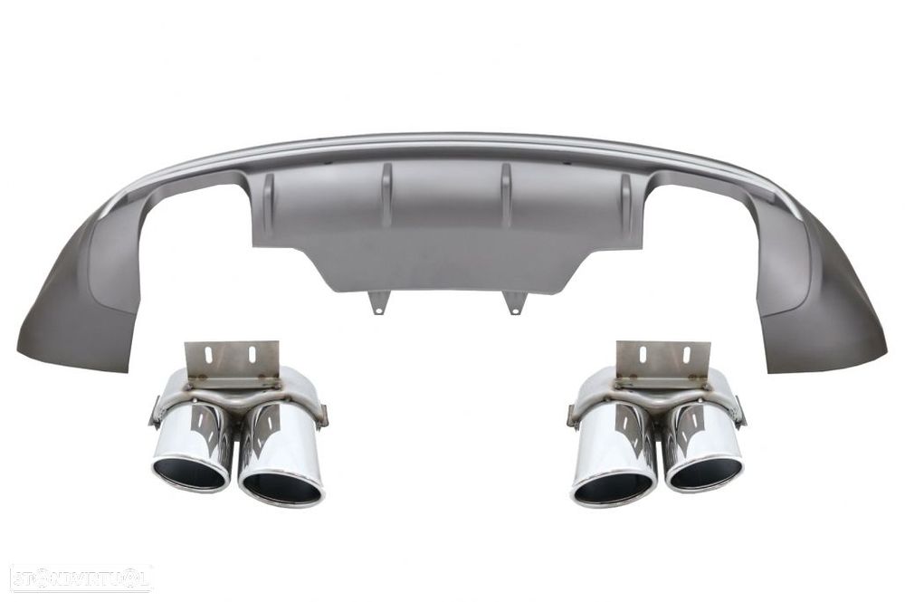 Difusor com Ponteiras Audi Q5 8R (2012 a 2016)