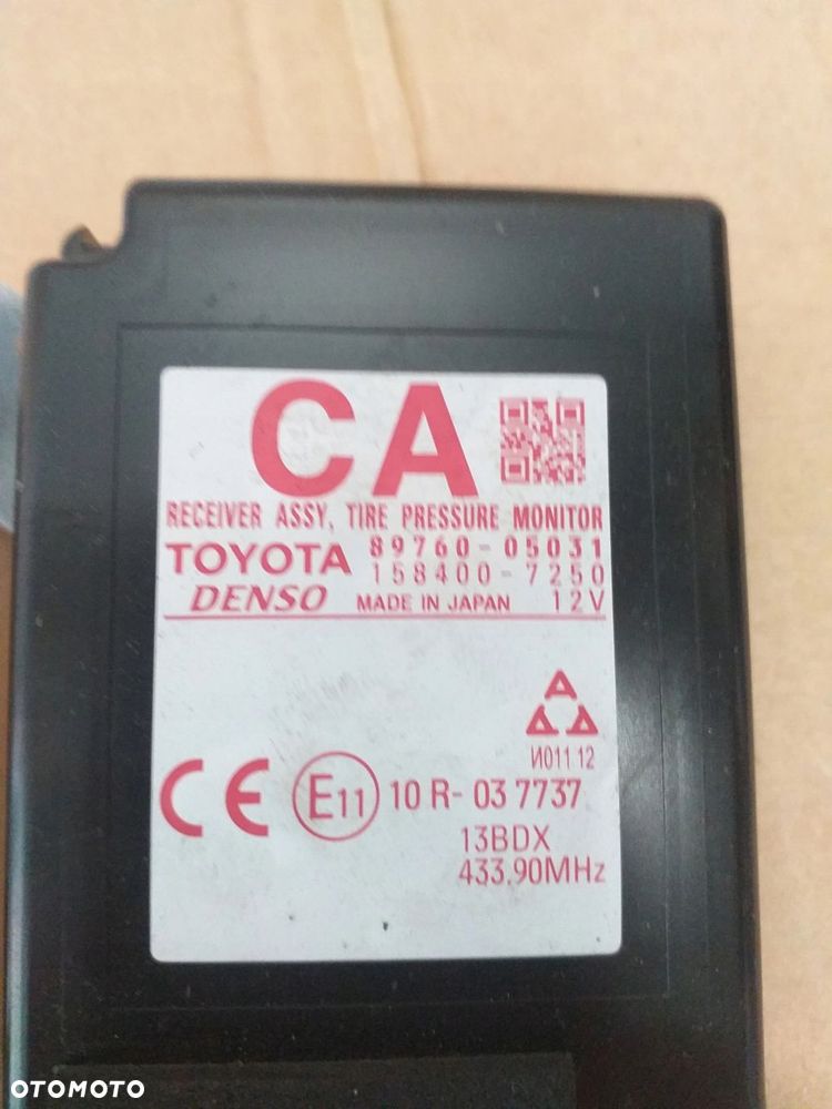 AVENSIS T29 moduł sterownik ciśnienia koła TPMS - 2