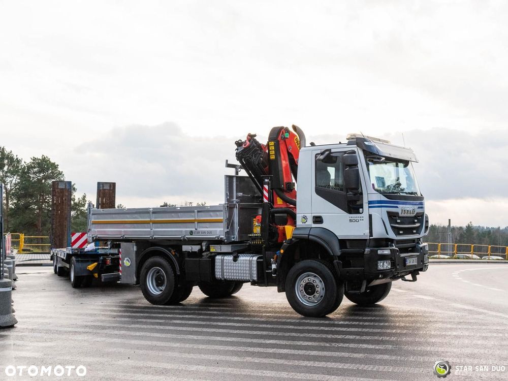 Iveco TRAKKER 450 4x4 PALFINGER PK 23001 EH HDS Żuraw Przyczepa  SCHWARZMÜLLER - 12