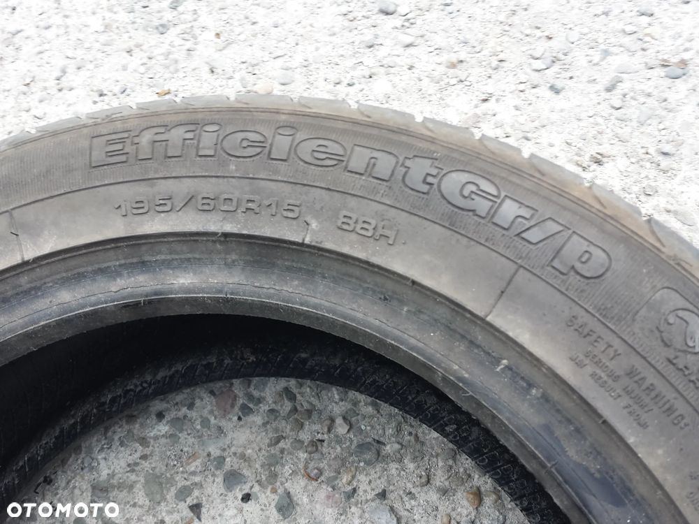 15” - GOOD YEAR - 195/60 r15 cali - LETNIE opony Efficient Grip + GWARANCJA !! + możliwy  MONTAŻ !! - 8