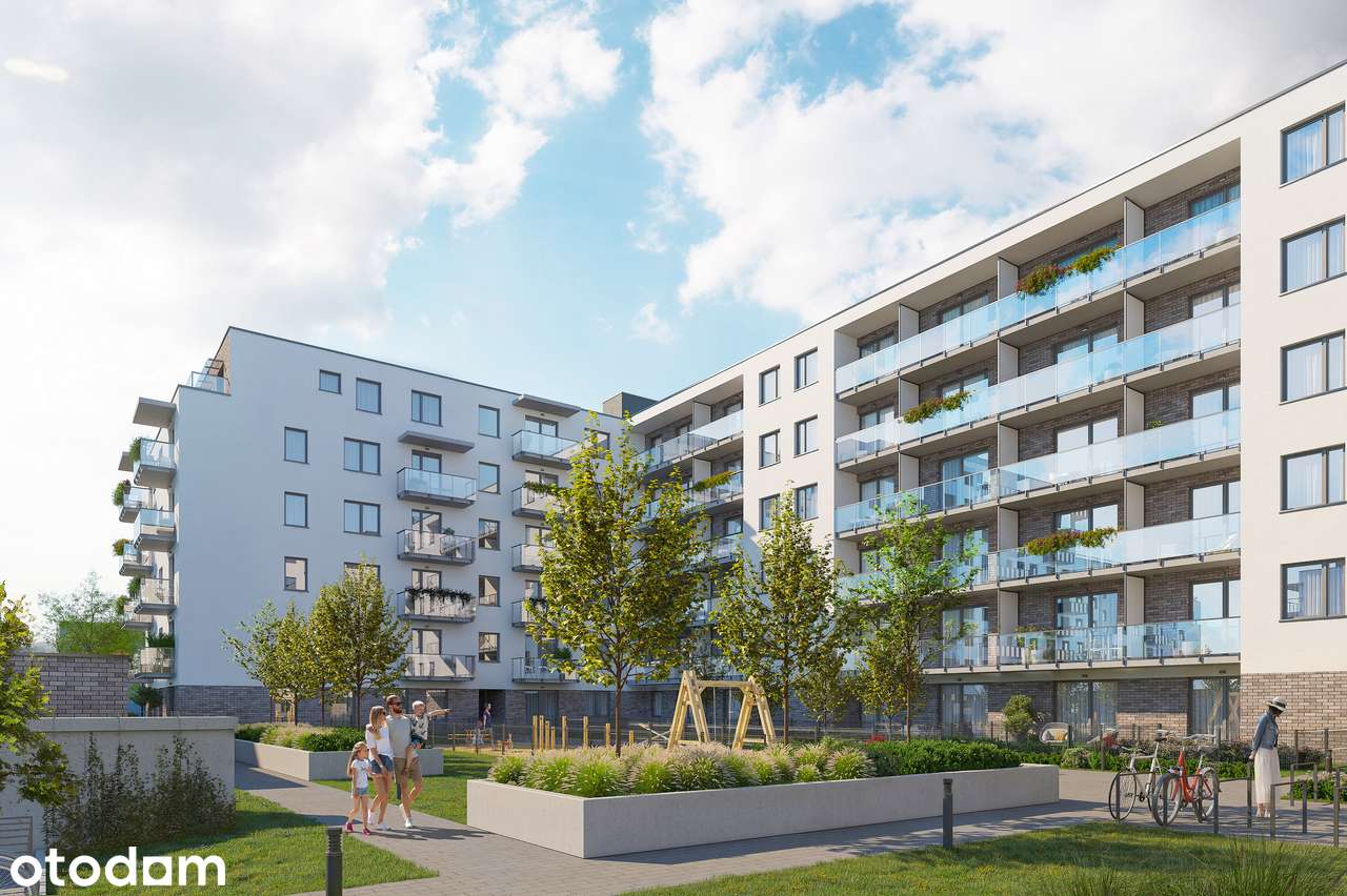3-pokojowe mieszkanie 61m2 + ogródek Bezpośrednio