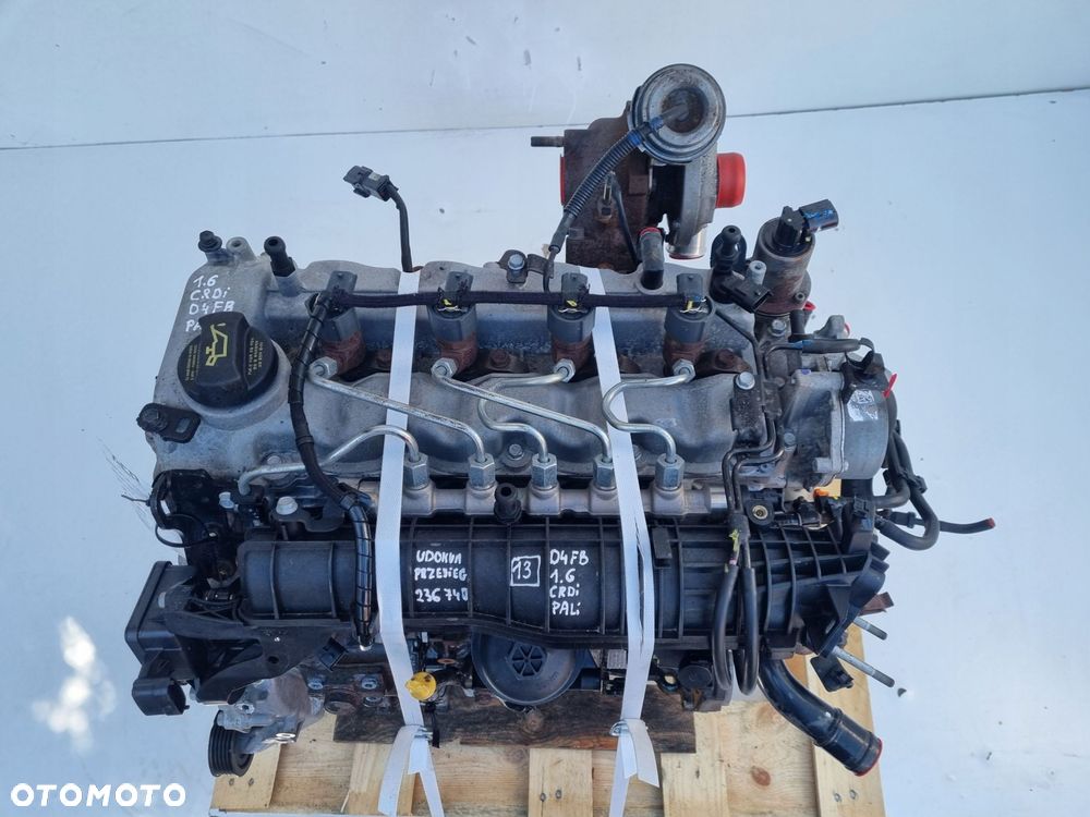 SILNIK KOMPLET Hyundai Accent IV 1.6 CRDI 128KM udokumentowane 236tyś D4FB - 5