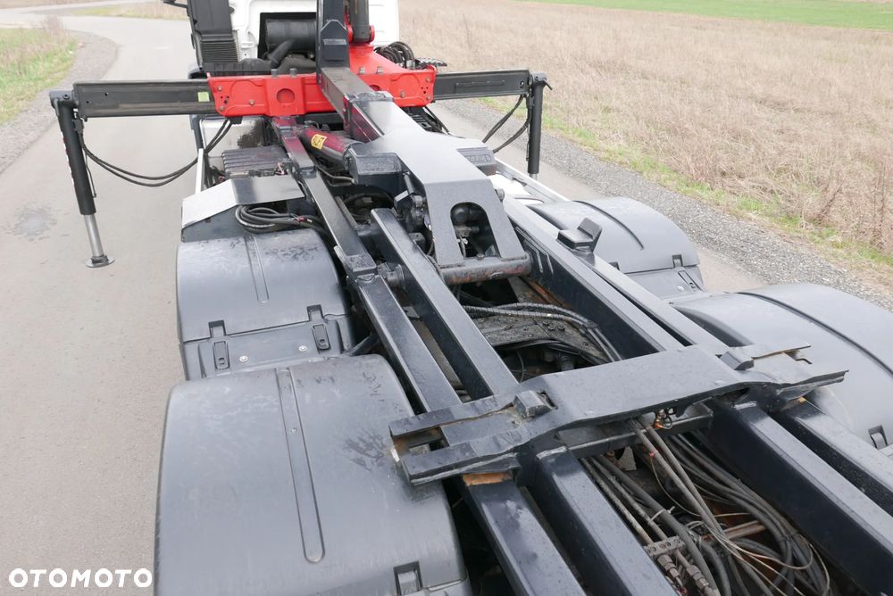 MAN MAN TGS 28.440 6X2 TGA + PALFINGER EPSILON PALIFT HAKOWIEC Z HDS Z DŹWIGIEM DO ZŁOMU KONTENERÓW ODPADÓW - 19