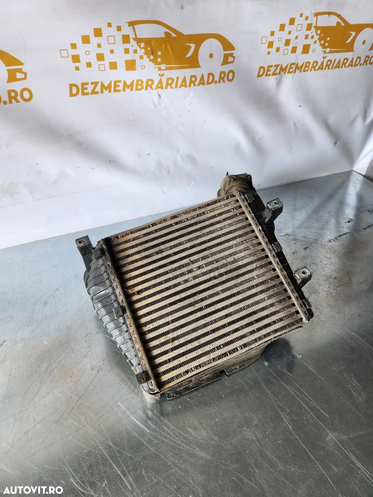 Radiator Intercooler Stanga Vw Touareg 2.5 Tdi BAC Complet Cu Deflector Si Senzor Vw Touareg 2.5 BA - 3