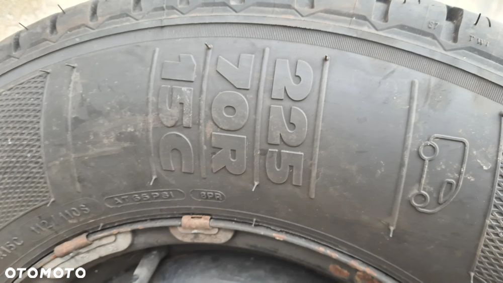 Koła Iveco Daily III felgi stalowe r15 opony Kleber transpro 225/70R15 C lato 5x118 9mm dot1022 - 4