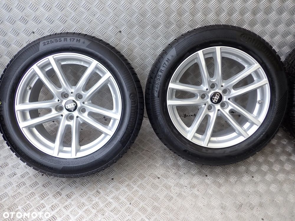 FELGI ALUMINIOWE AUDI  7,5JX17  ET 27  5X112  KBA 49510  NA OPONIE ZIMOWEJ 225/55/17 - 3