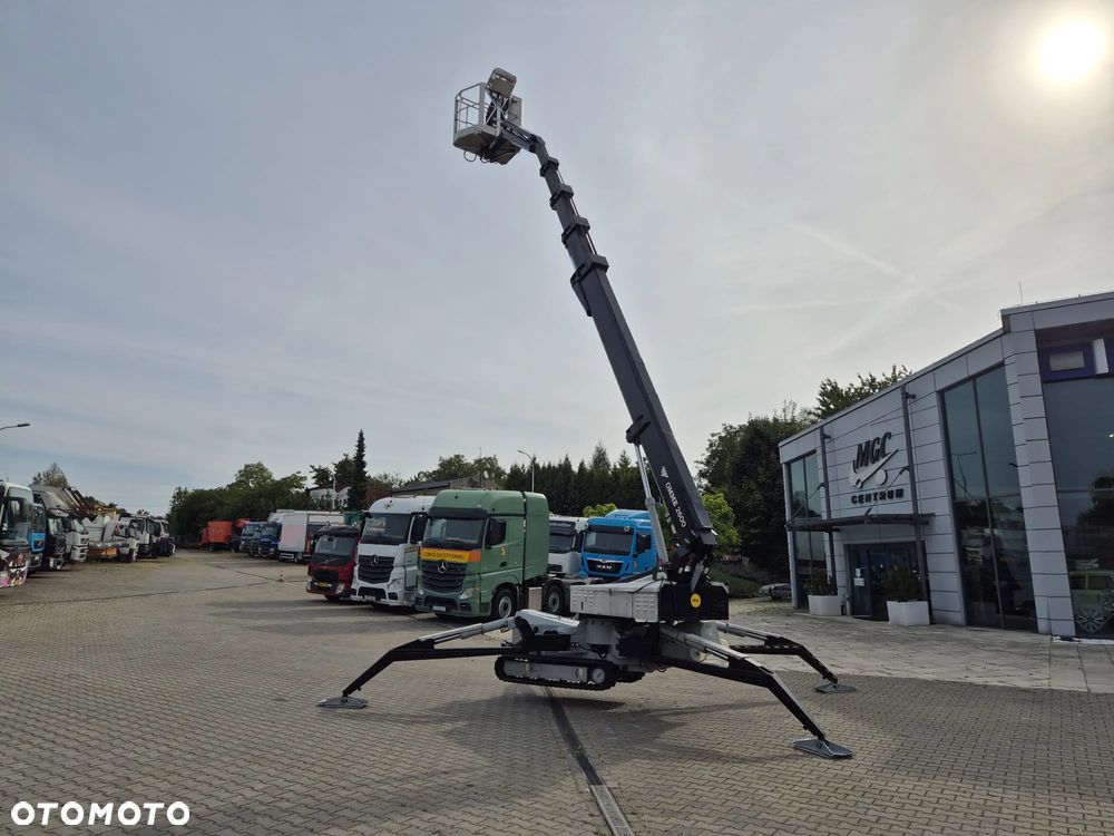 Omme RBD 2600 / 1 WŁ. / AŻ 26 METRÓW / PO SERWISIE HYDRAULIKI / SPRAWNY / DIESEL + PRĄD / WTYCZKA 230V / PILOT DO STEROWANIA / 240 KG ŁADOWNOŚĆ - 13