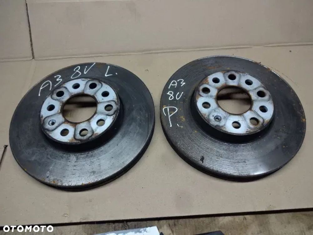 AUDI A3 8V 1.6 TDI TARCZA HAMULCOWA 288MM KOMPLET ORGINAŁ - 1
