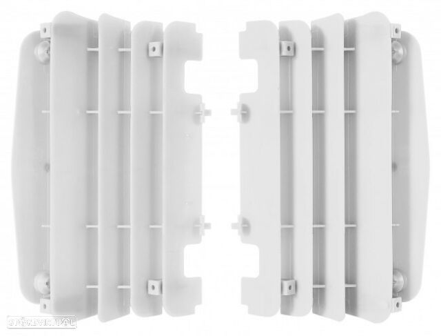 proteçao de radiador polisport branco yamaha yz 450f - 1