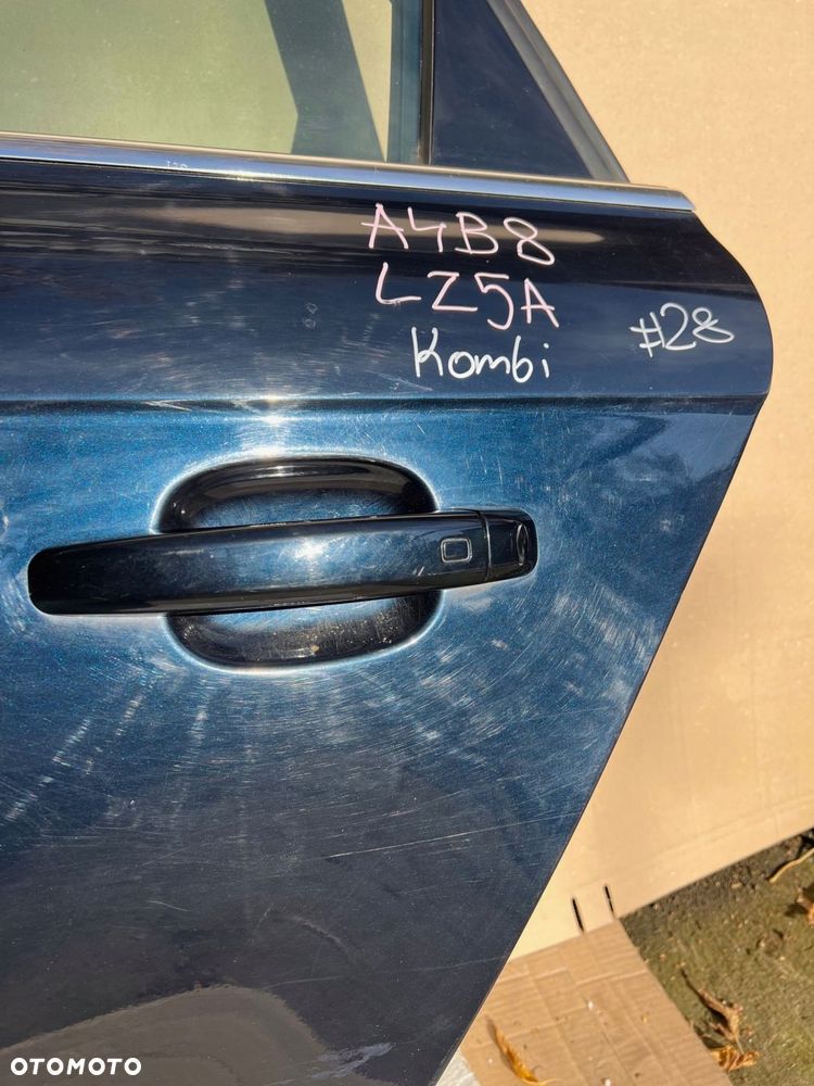 audi a4 b8 avant kombi drzwi lewe tylne lewy tył lz5a - 8