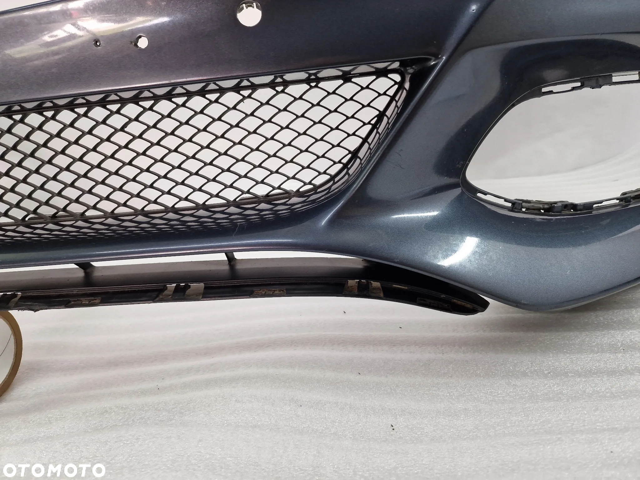 MERCEDES W205 C-KLASSA 13- ŁADNY ZDERZAK PRZEDNI PRZÓD NA 6X PDC , KOLOR SZARY METALIK ( GRAFITOWY ) , NR A2058850125 , NR AUKCJI NZ1286 - 13