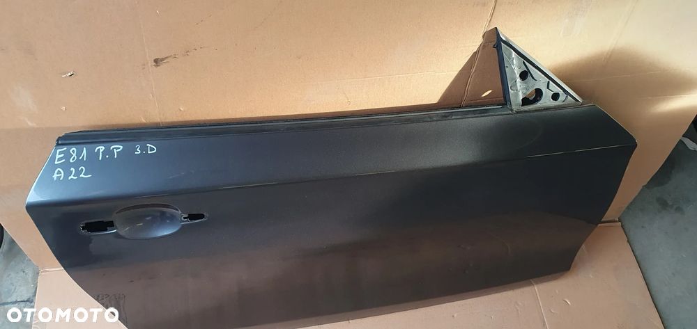 Drzwi prawy przód przednie prawe BMW 1 E81 A22 - 4