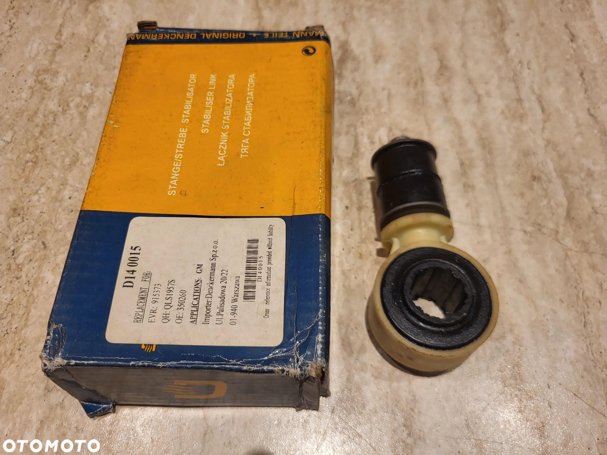ŁĄCZNIK STABILIZATORA L/P PRZÓD OPEL ASTRA F, ASTRA F/KOMBI, CALIBRA A, VECTRA A 1.4-2.5 04.88-03.01 - 1