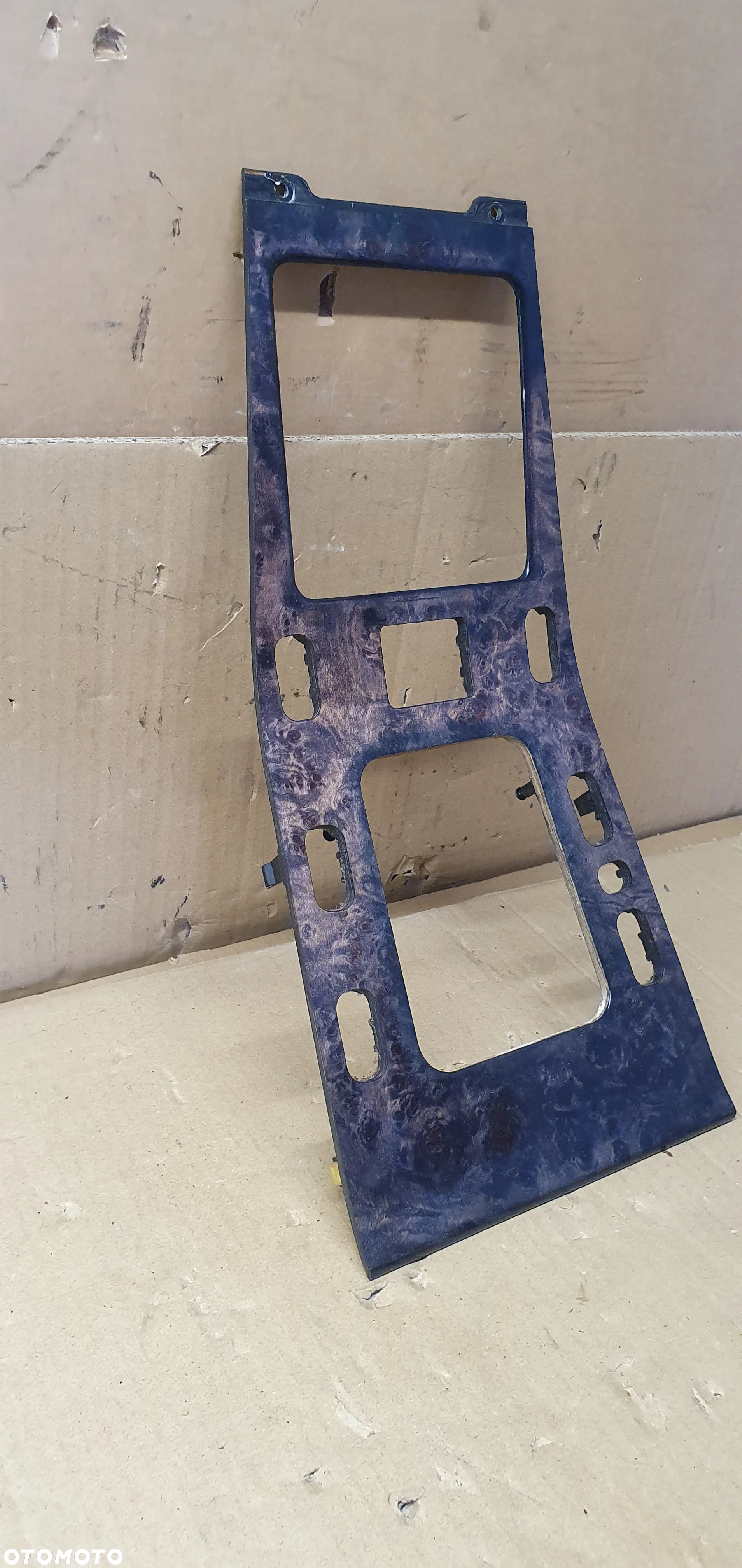 Osłona ramka dekor tunelu środkowego drewno Mercedes ML W163 Lift - 3