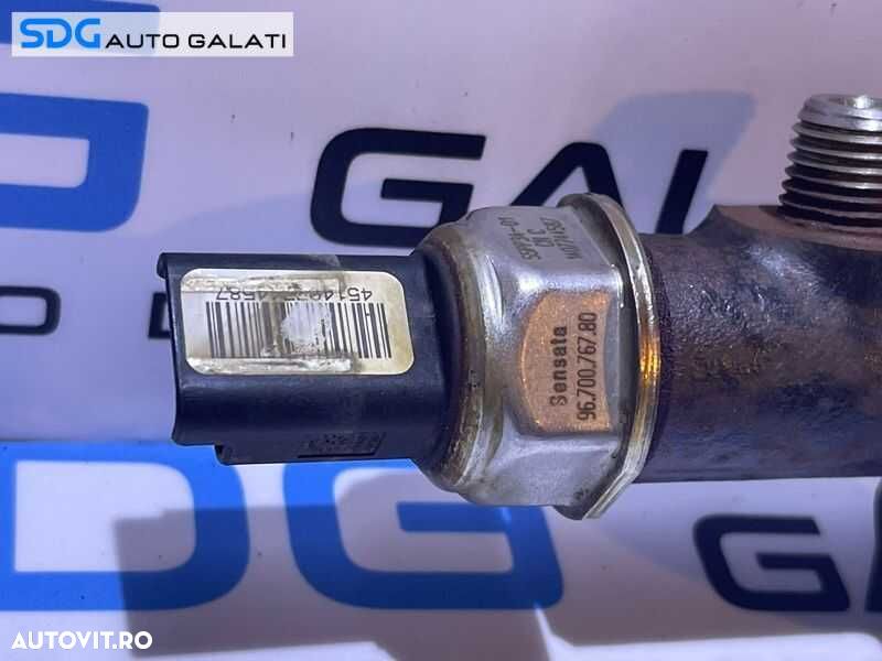 Rampa Presiune Injectoare cu Senzor Regulator Citroen DS4 1.6 HDI 2011 - 2015 Cod 9685297580 9670076780[S0286] - 2