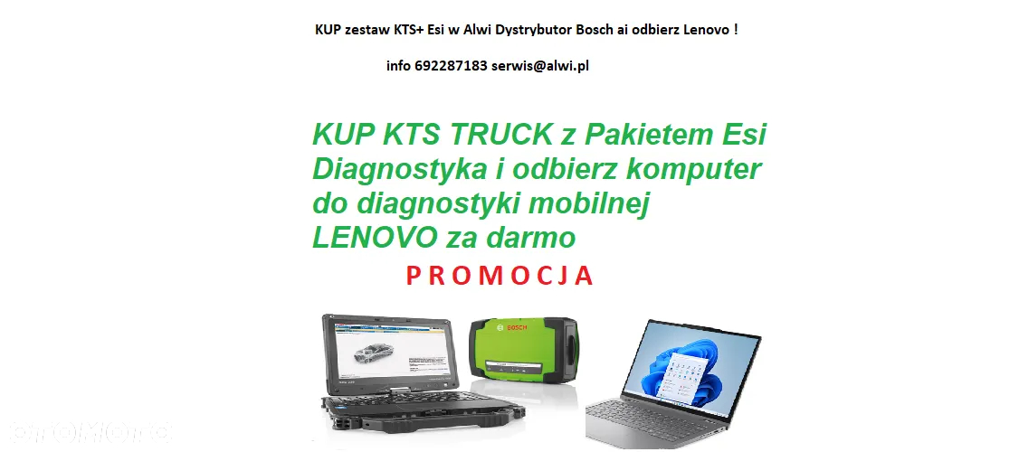Kts Truck Bosch tester usterek OHW 1 ,OHW 2 ,OHW 3 i Lenovo - 2