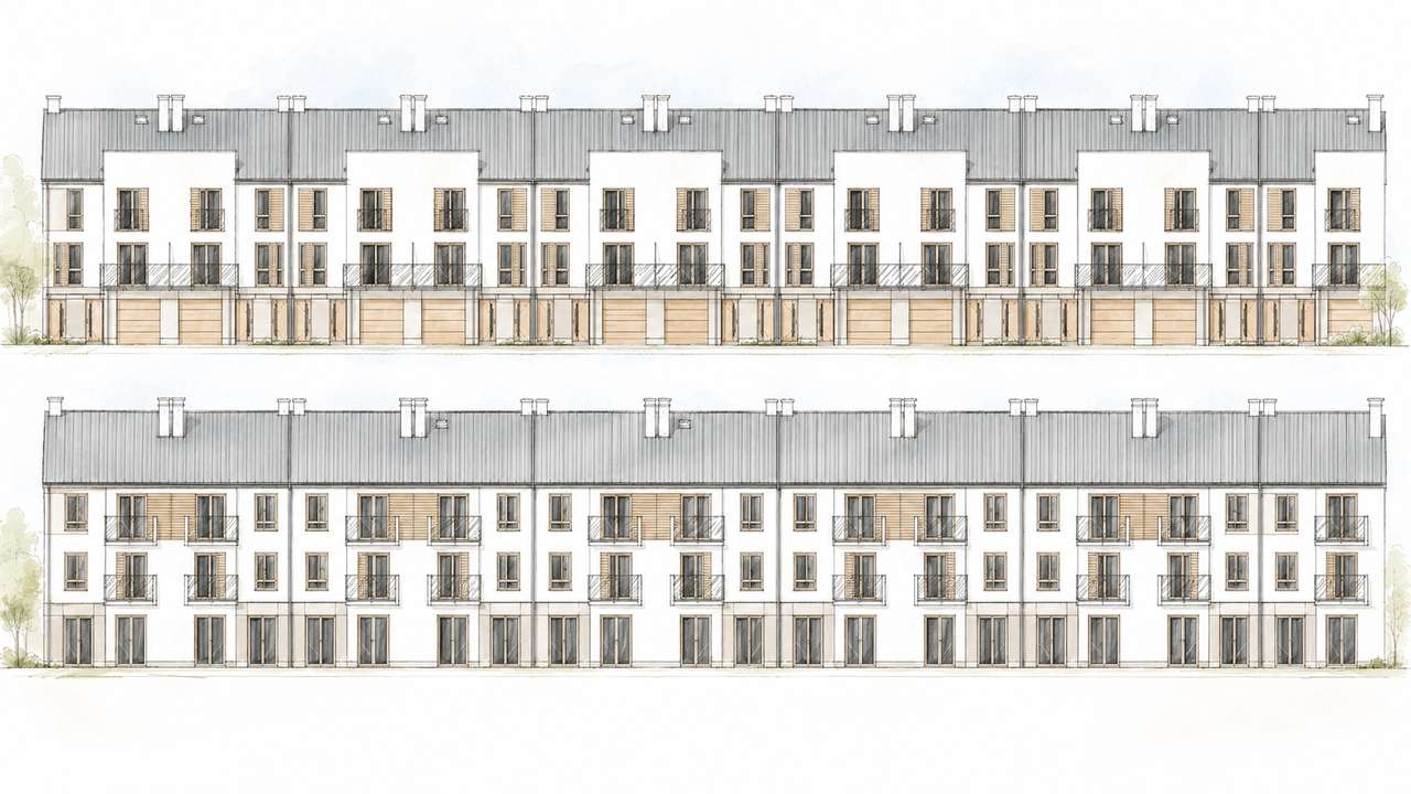 Dom jednorodzinny,zab. szeregowa, 108m² Starogard Gdański, ul.Wiosenna - Pełny obrazek: 2/4