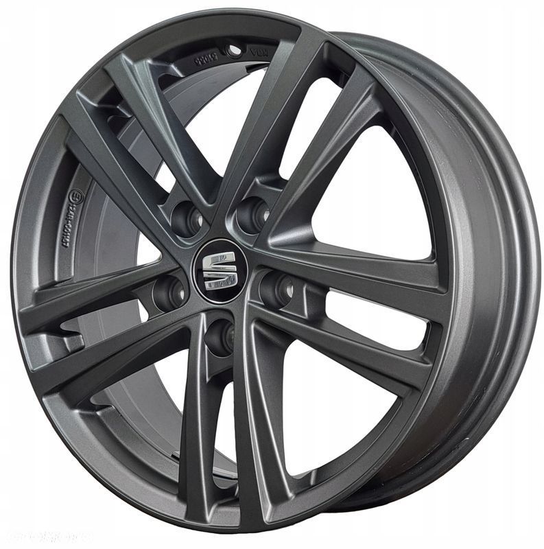 Grafitowe Felgi Seat Leon Ateca Vw T-Roc Skoda Karoq Octavia 16 Cali - 1