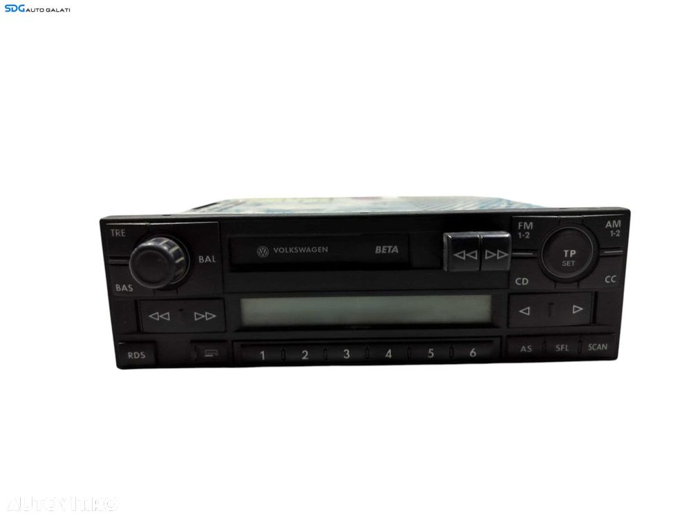 Unitate Radio cu Caseta BETA Blaupunkt Volkswagen Golf 4 1998 - 2005 Cod 1J0035152F [L6200] - 1