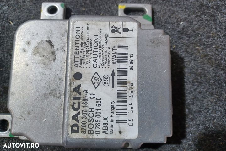 Calculator airbag 8200307188 0285001650 Dacia Logan 1 [2004 - 2008] S - 4